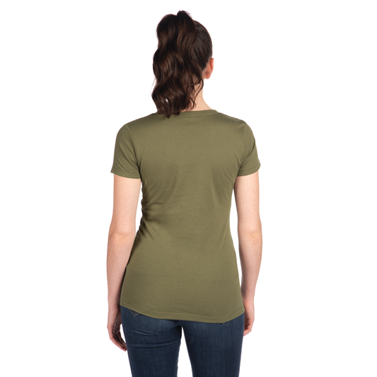 Women's 2X-Large Military Green Next Level 1510