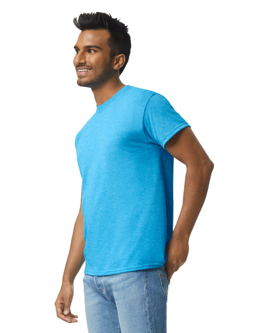 Large Heather Sapphire Gildan 2000