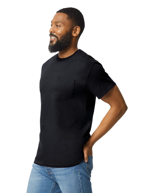 Medium Black Gildan 2300