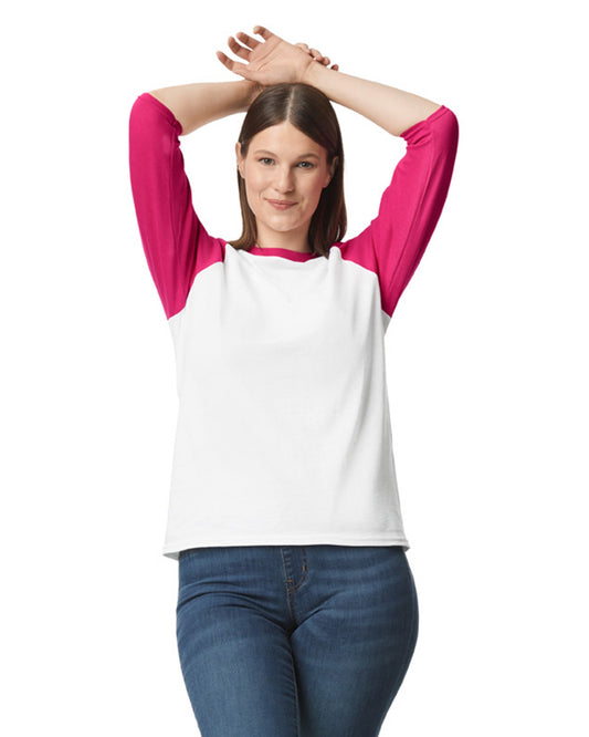 2X-Large White Trim Heliconia Gildan 5700