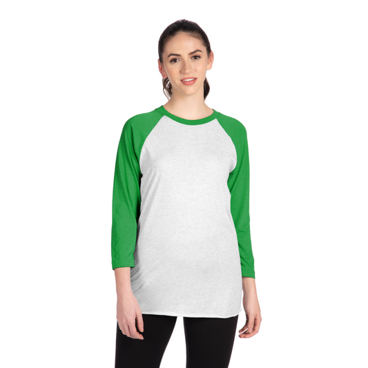 3X-Large Envy/Heather White Next Level 6051