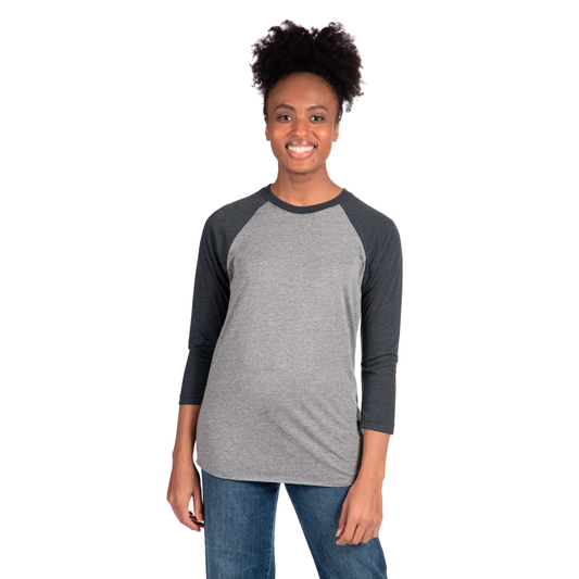 3X-Large Vintage Navy/Premium Heather Next Level 6051