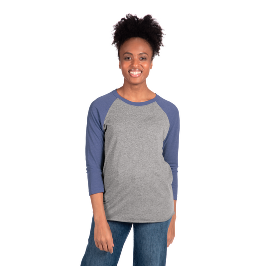 3X-Large Vintage Royal/Premium Heather Next Level 6051