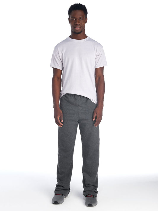 X-Large Black Heather Jerzees 974MPR