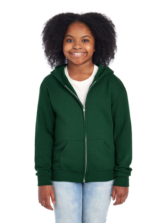 Youth Medium Forest Green Jerzees 993BR