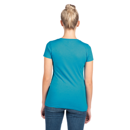 Women's 2X-Large Turquoise Next Level 1510 
