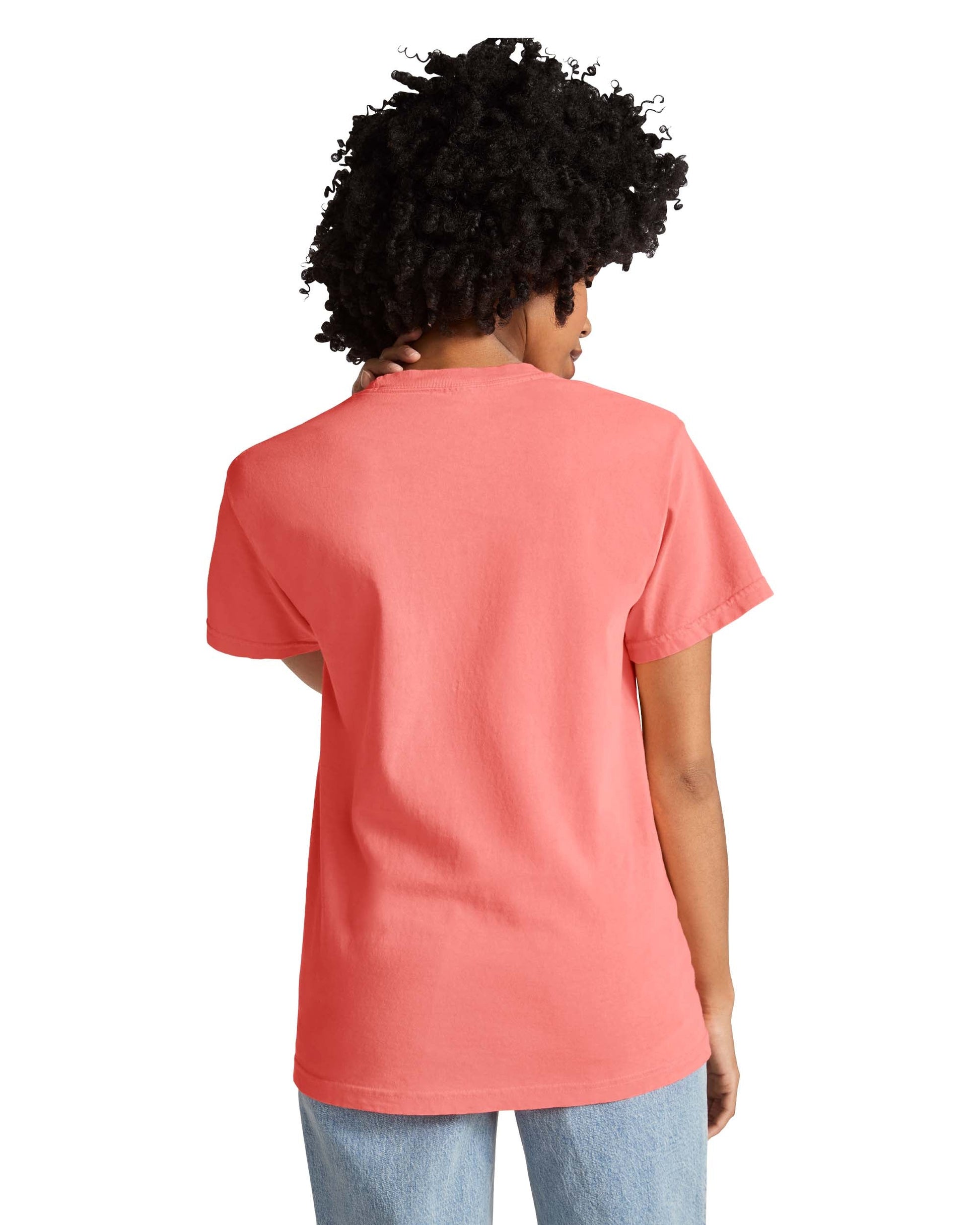 Medium Neon Red Orange Comfort Colors 1717 