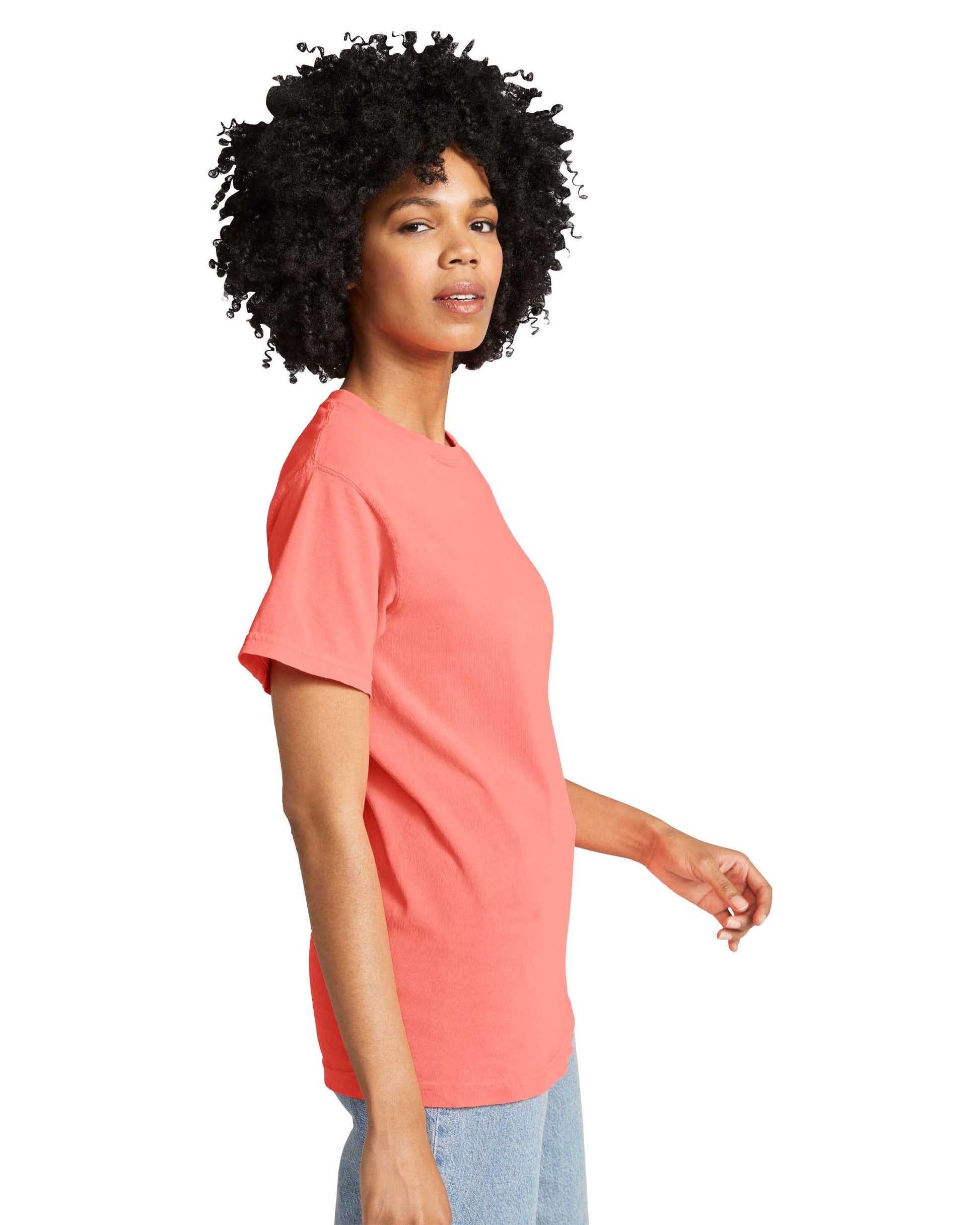 Medium Neon Red Orange Comfort Colors 1717 