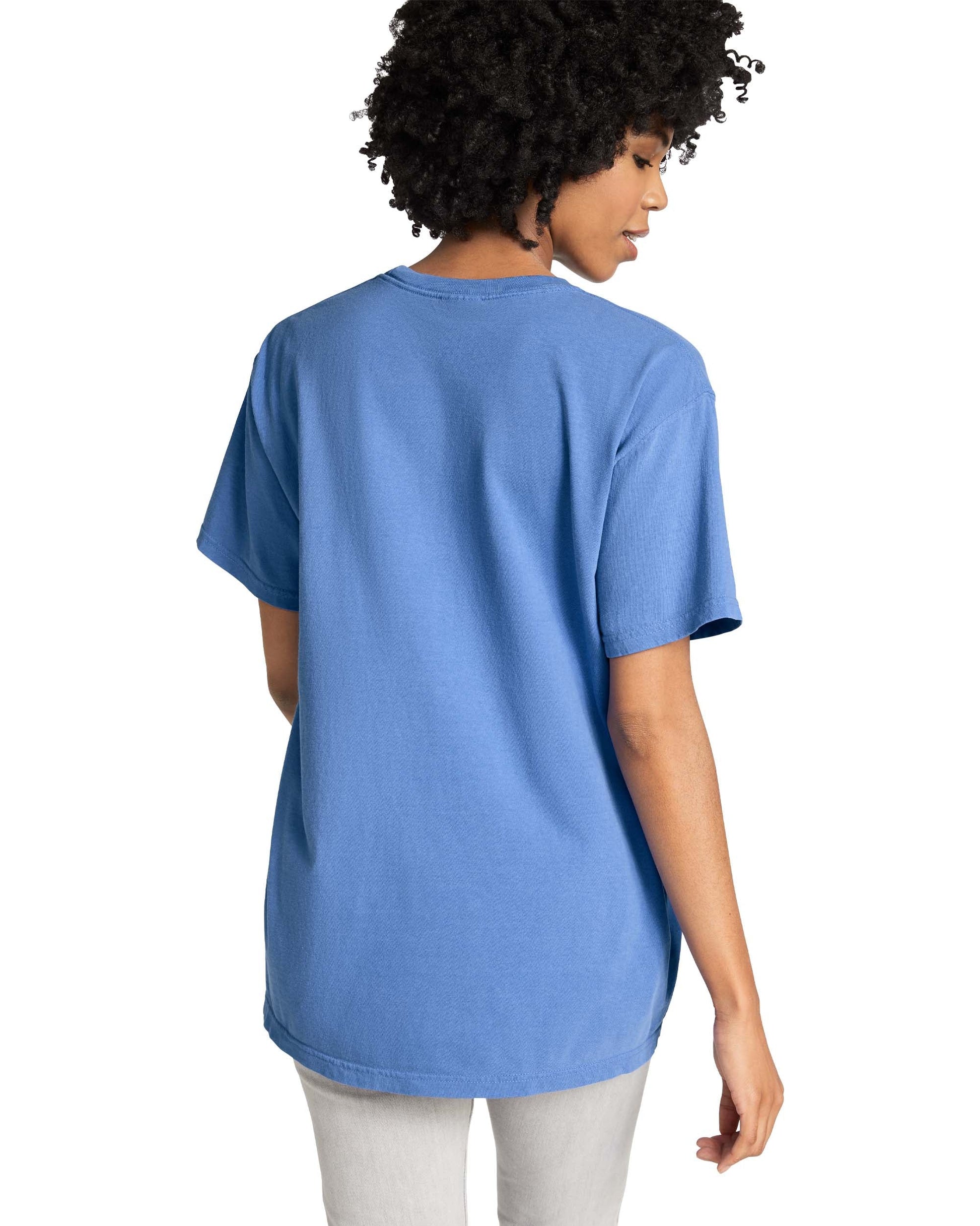 Large Flo Blue Comfort Colors 1717 
