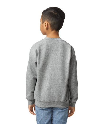 Youth Medium Sport Gray Gildan 18000B 