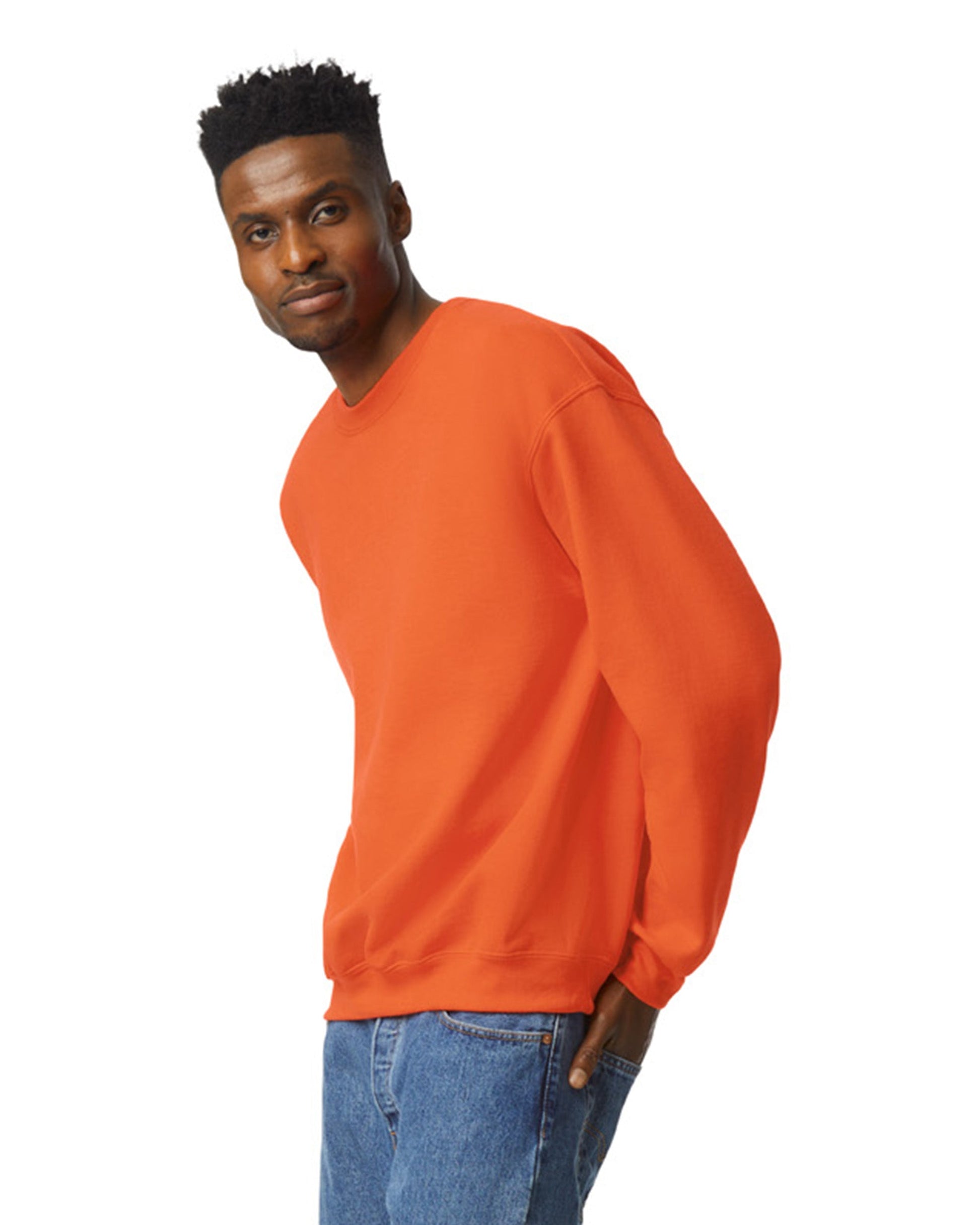 X-Large Orange Gildan 18000 