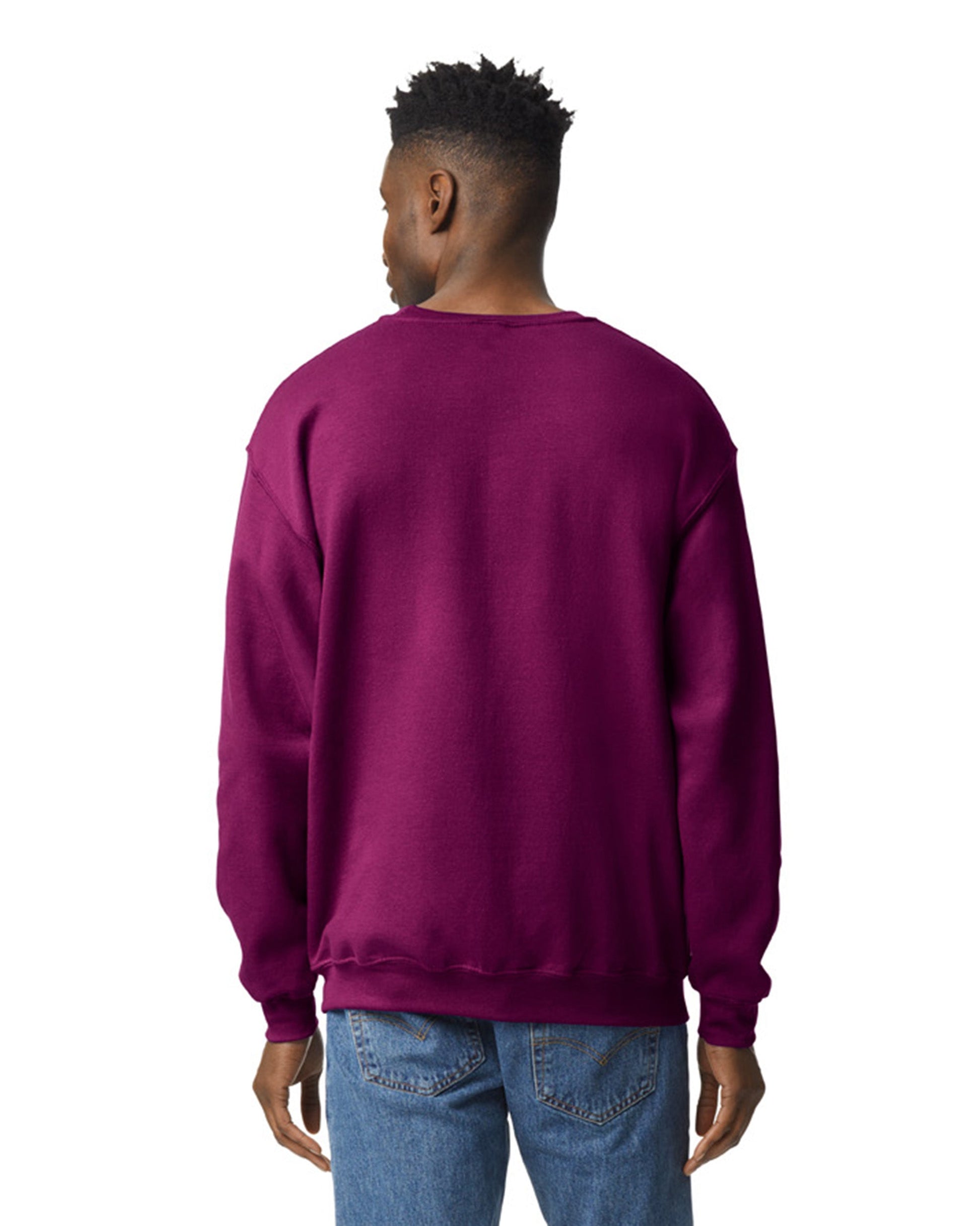 Medium Maroon Gildan 18000 