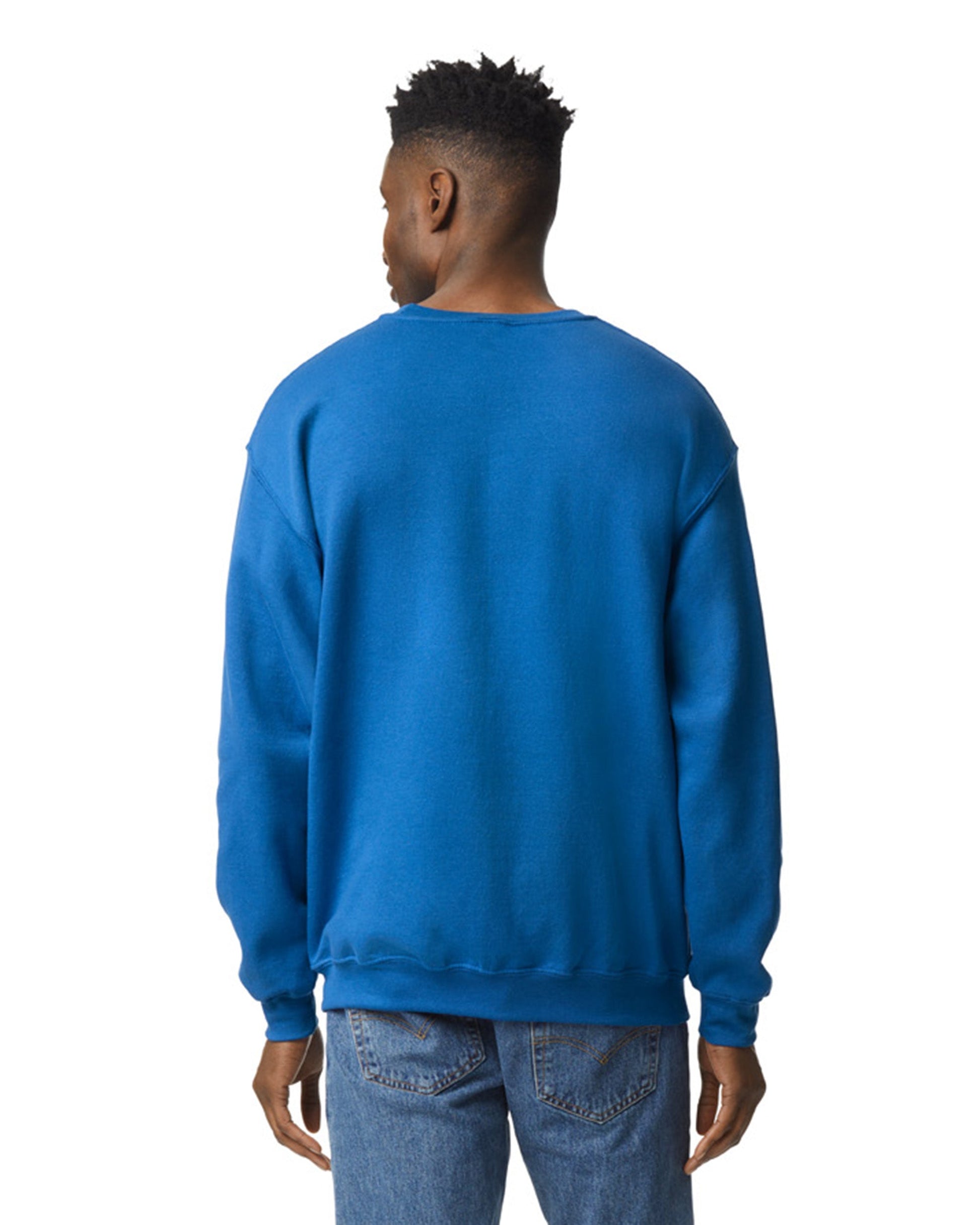 Medium Royal Gildan 18000 