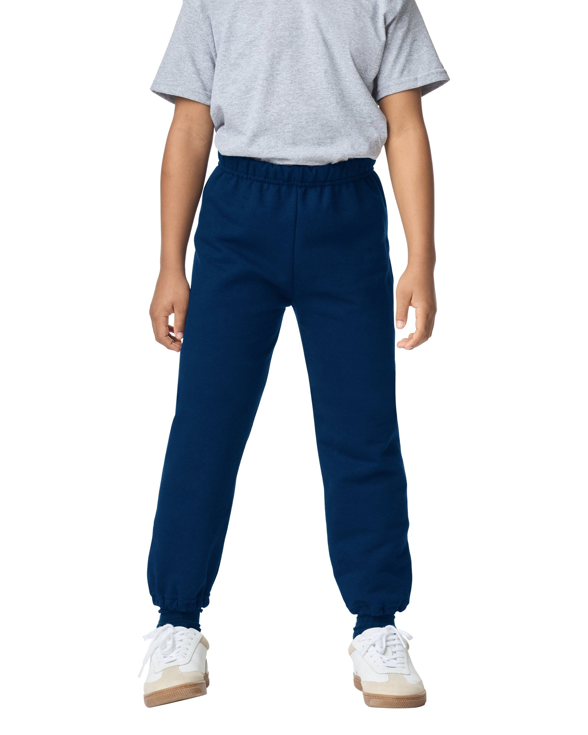 Youth Large Navy Gildan 18200B 