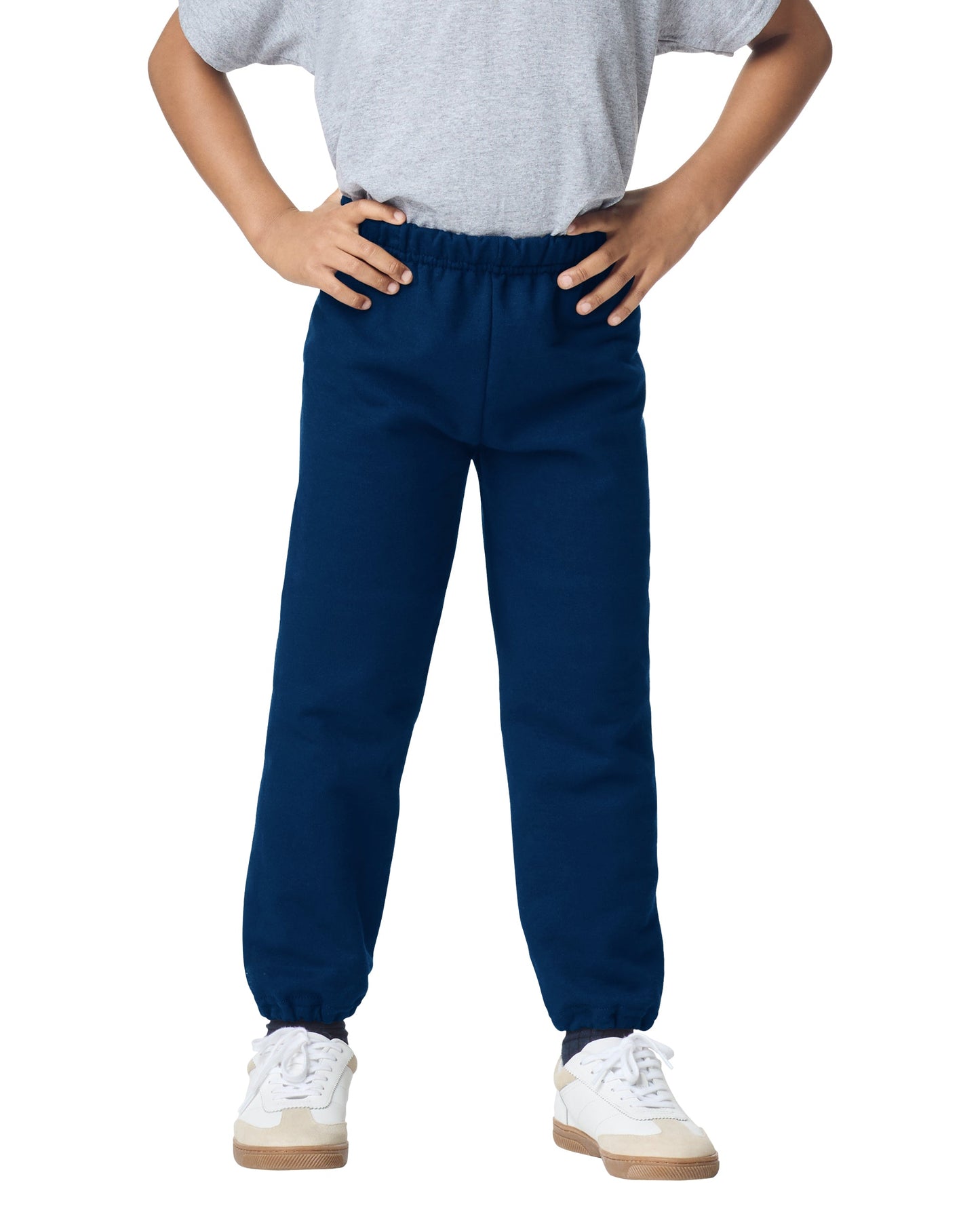 Youth Large Navy Gildan 18200B 