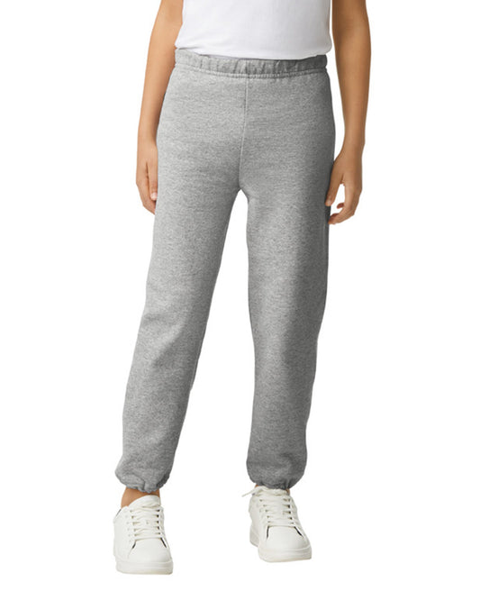 Youth Medium Sport Gray Gildan 18200B 