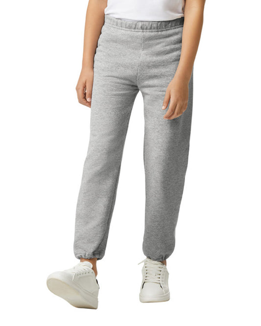 Youth Medium Sport Gray Gildan 18200B 