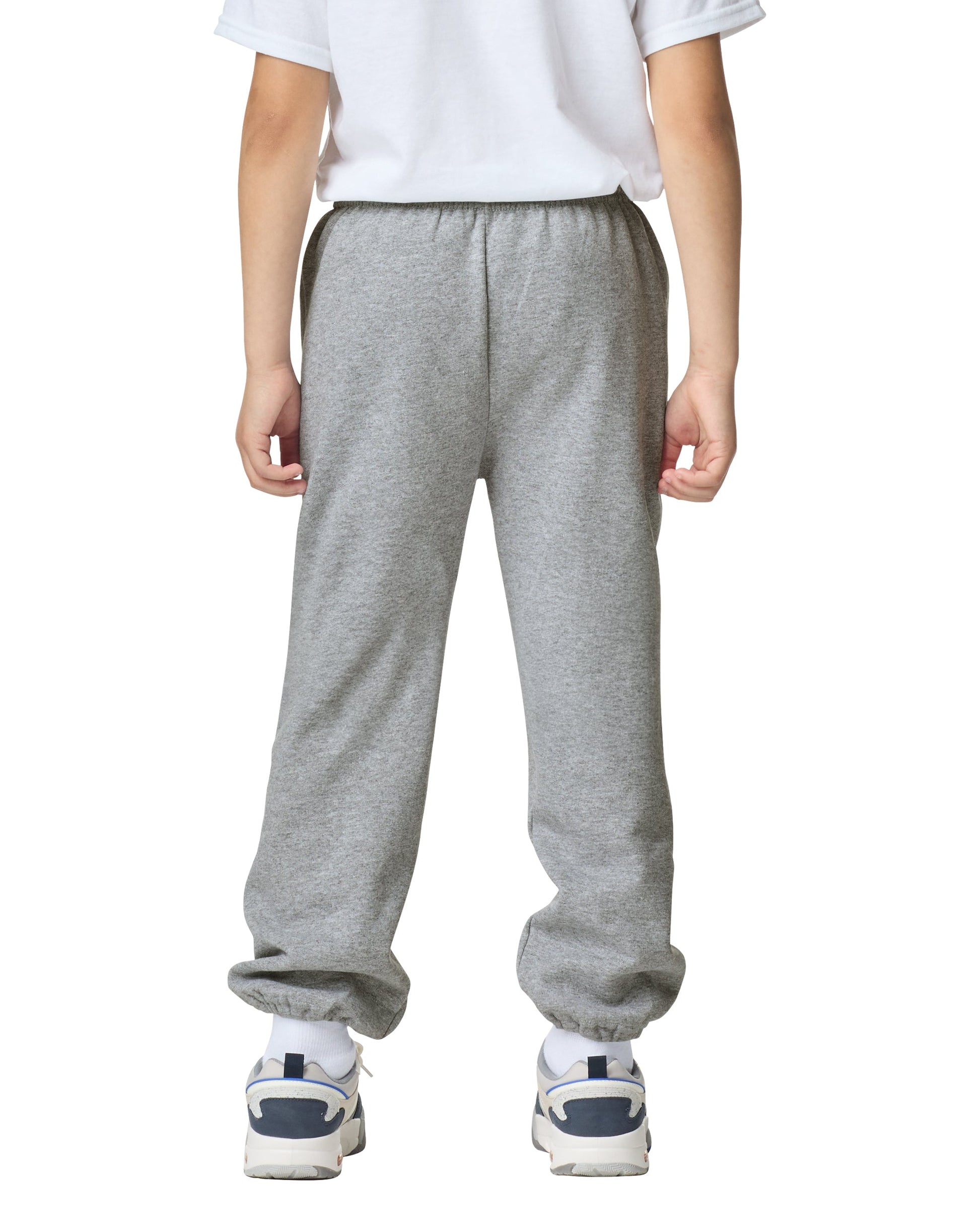 Youth Medium Sport Gray Gildan 18200B 