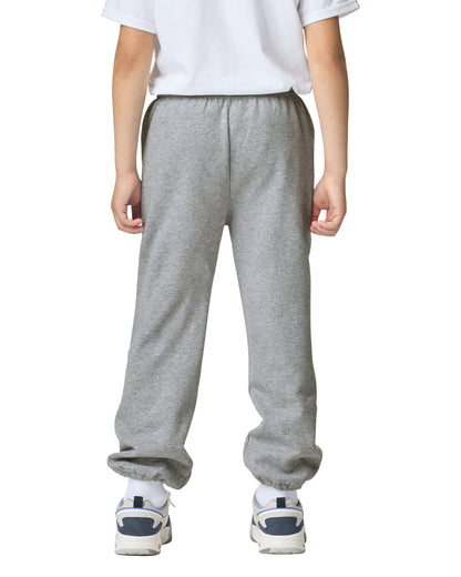 Youth Medium Sport Gray Gildan 18200B 