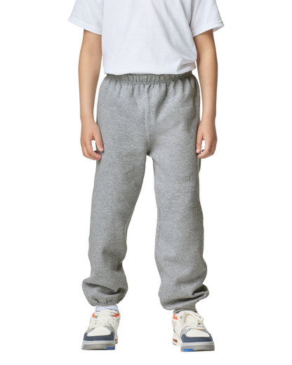 Youth Medium Sport Gray Gildan 18200B 