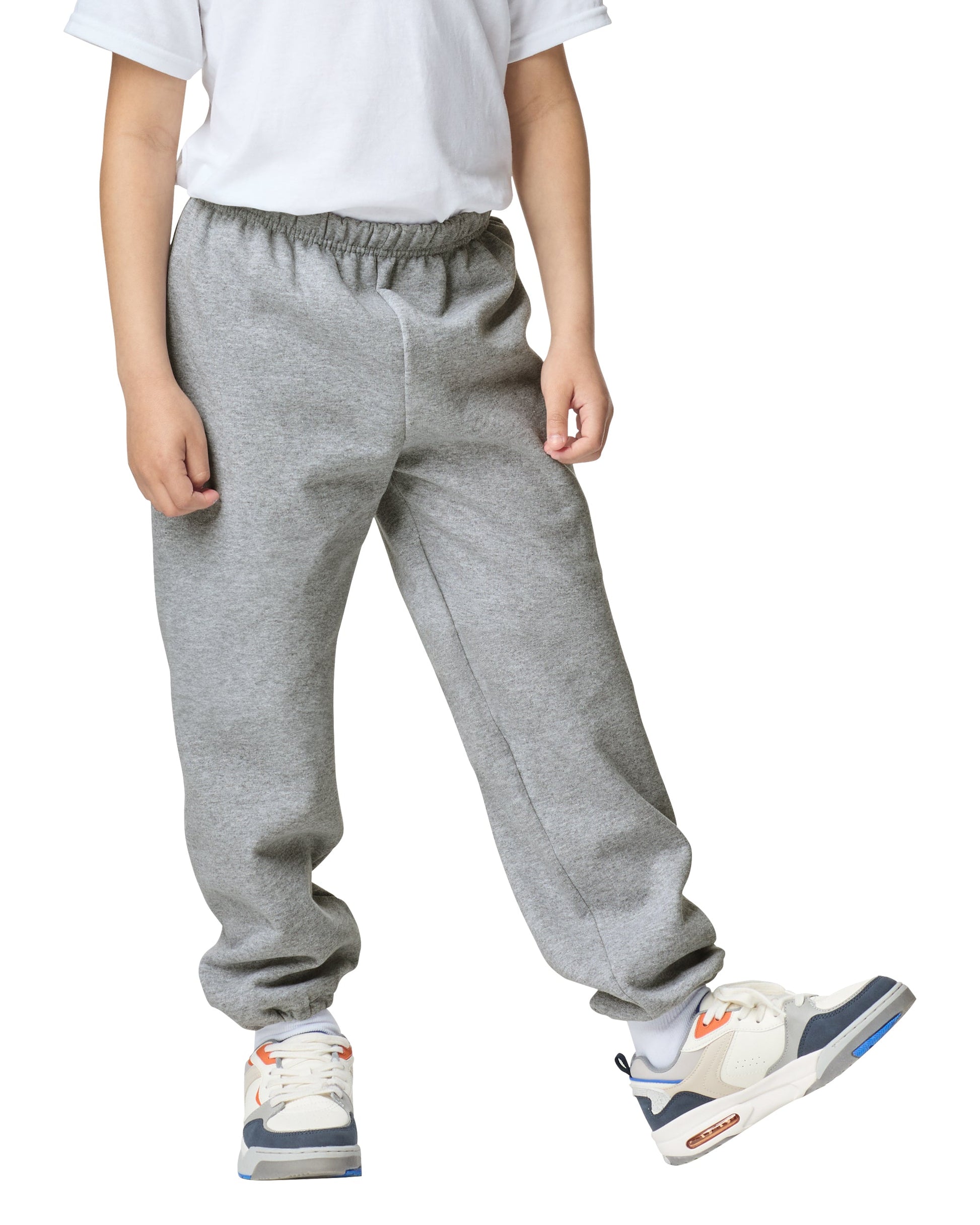 Youth Medium Sport Gray Gildan 18200B 