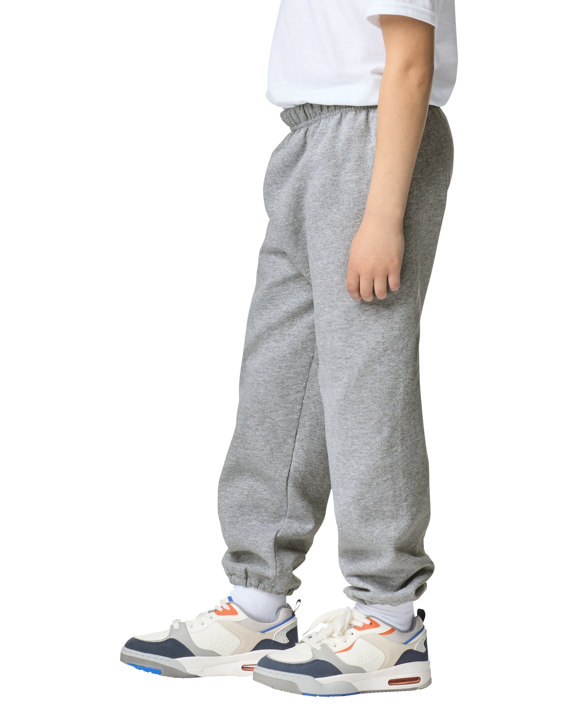 Youth Medium Sport Gray Gildan 18200B 