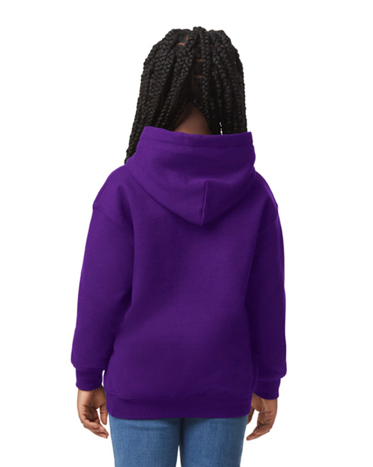 Youth X-Small Purple Gildan 18500B 