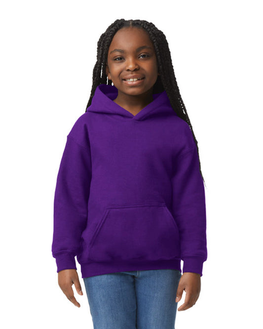 Youth X-Small Purple Gildan 18500B 