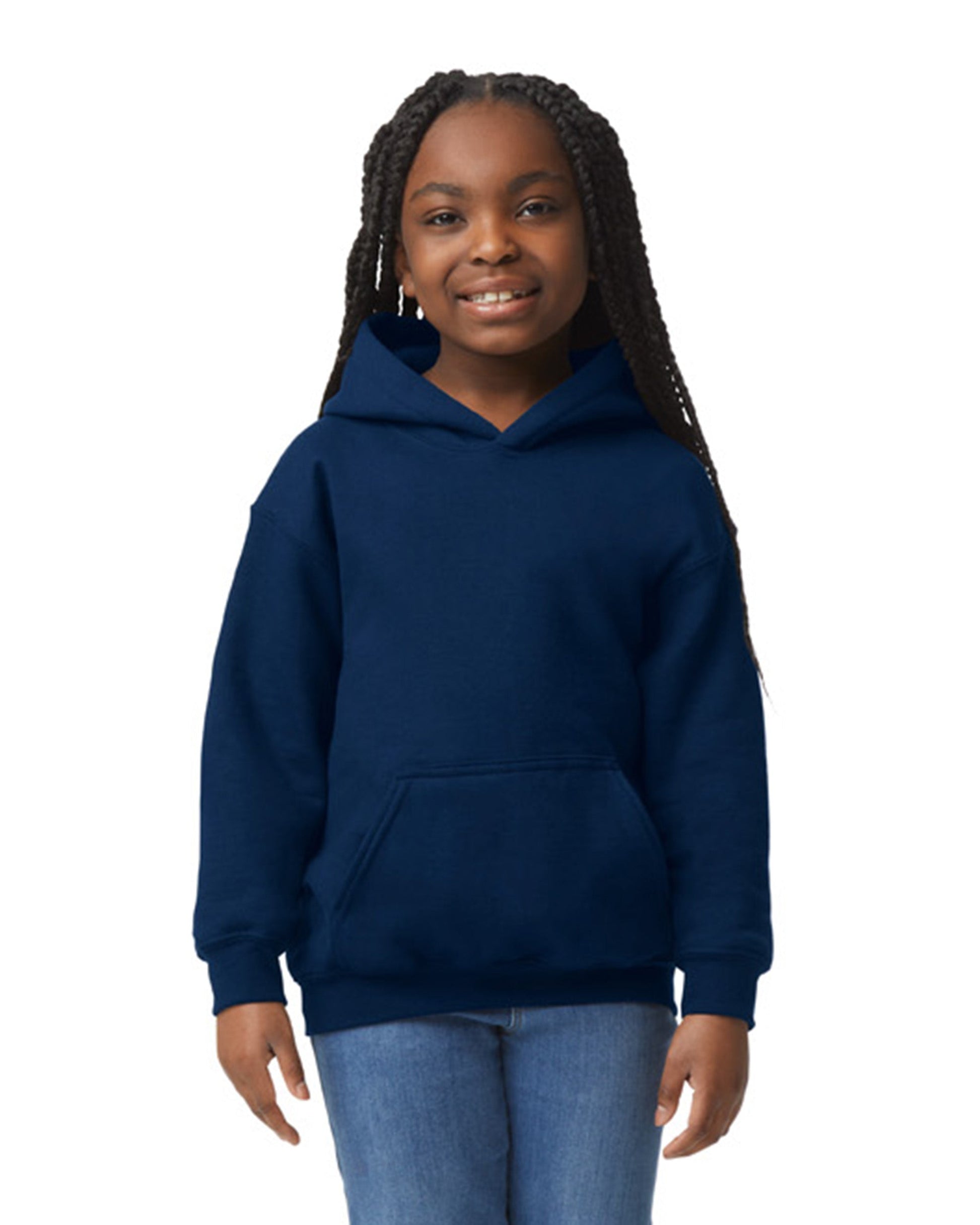Youth X-Small Navy Gildan 18500B 
