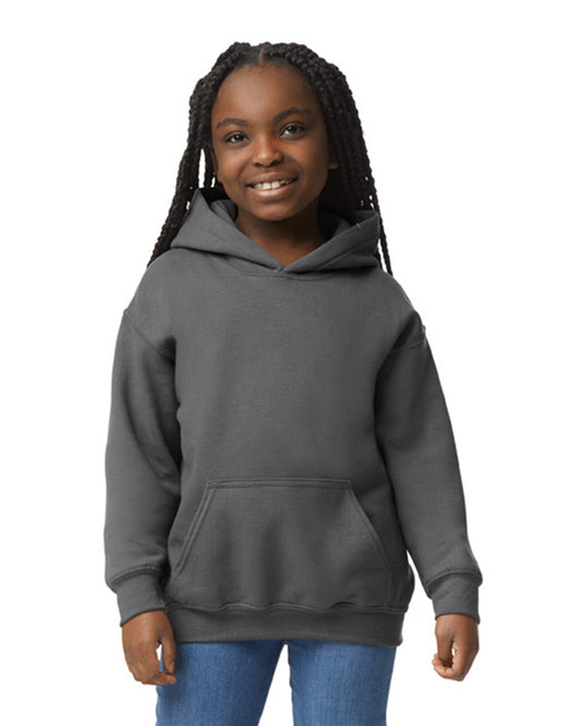 Youth Medium Charcoal Gildan 18500B 