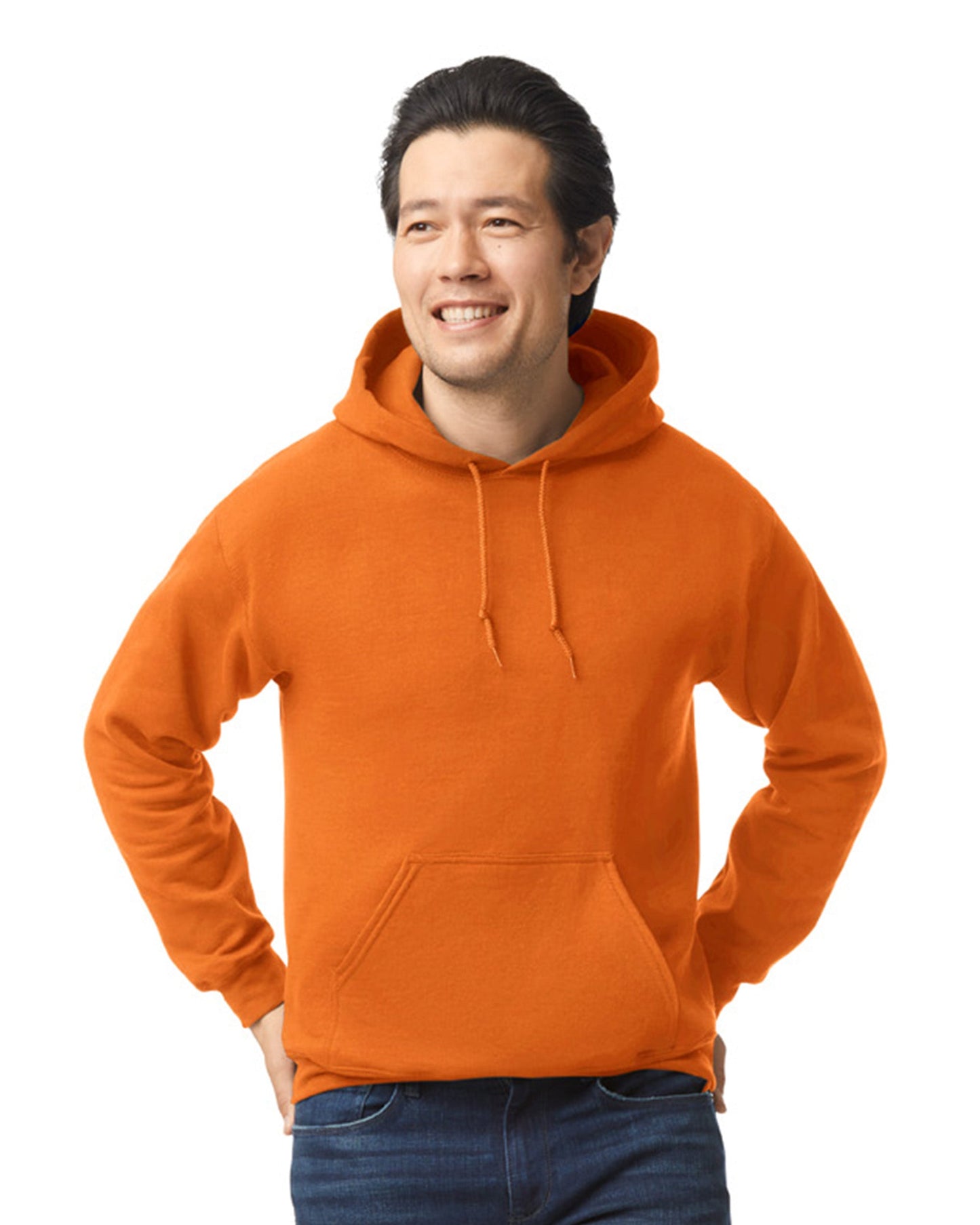X-Large S. Orange Gildan 18500 