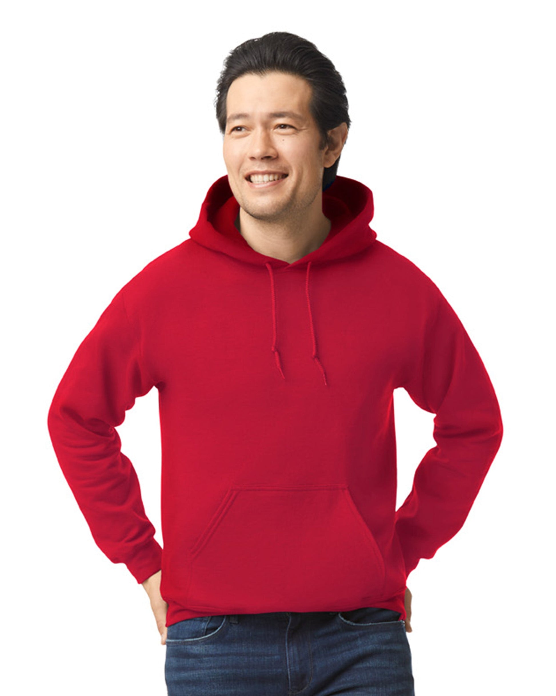 Medium Cherry Red Gildan 18500 