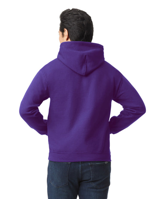 Large Purple Gildan 18500 