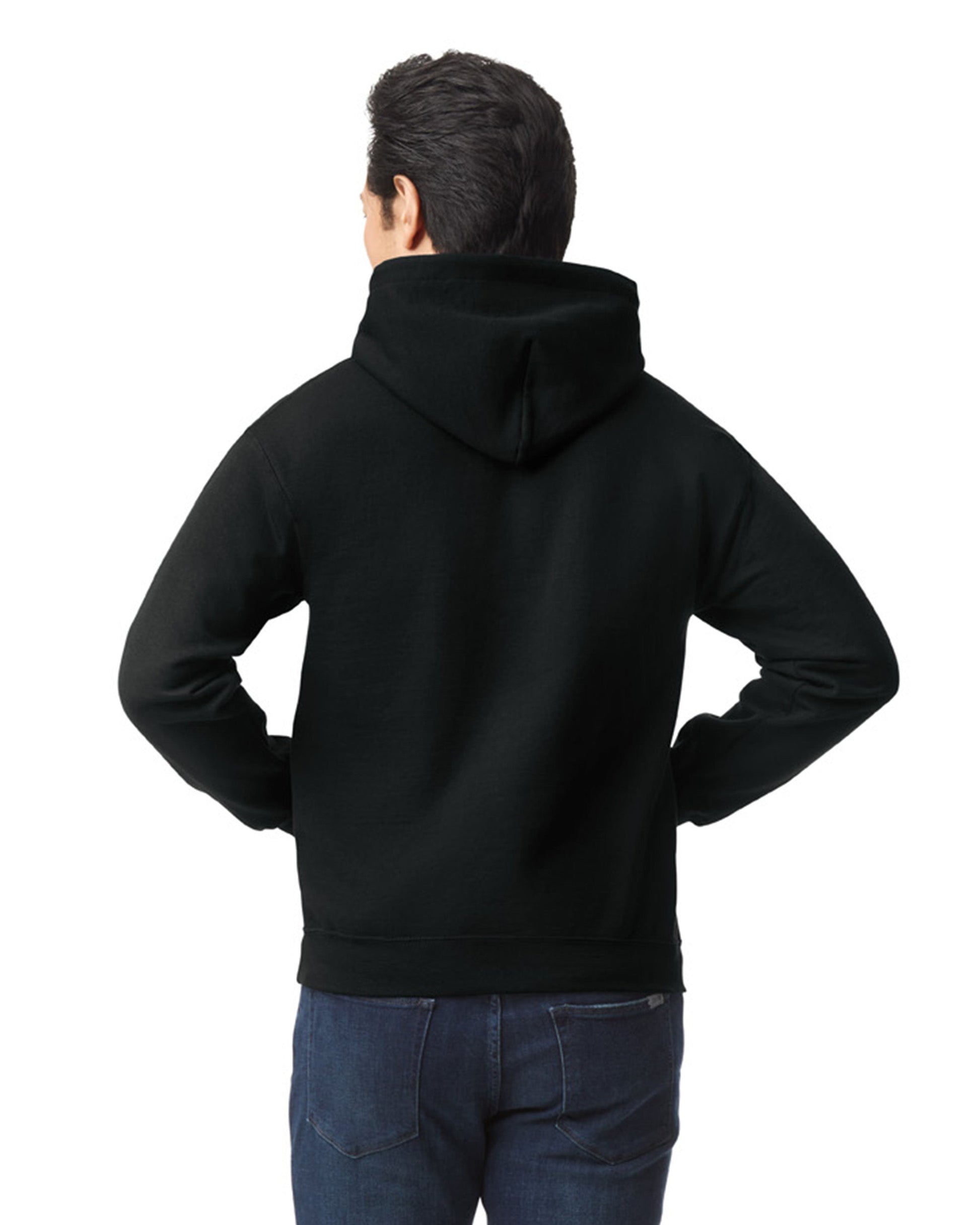 Large Black Gildan 18500 