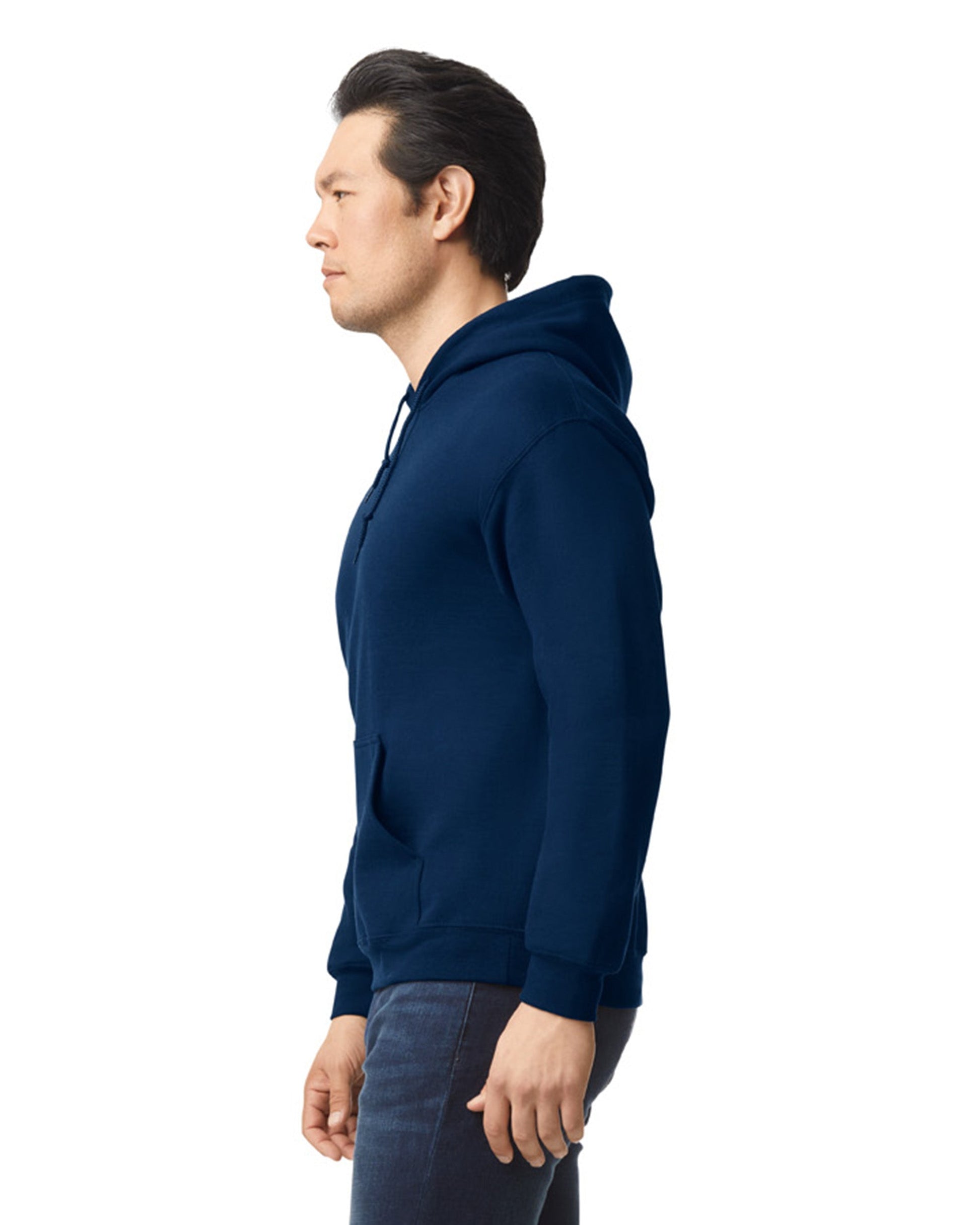 Small Navy Gildan 18500 