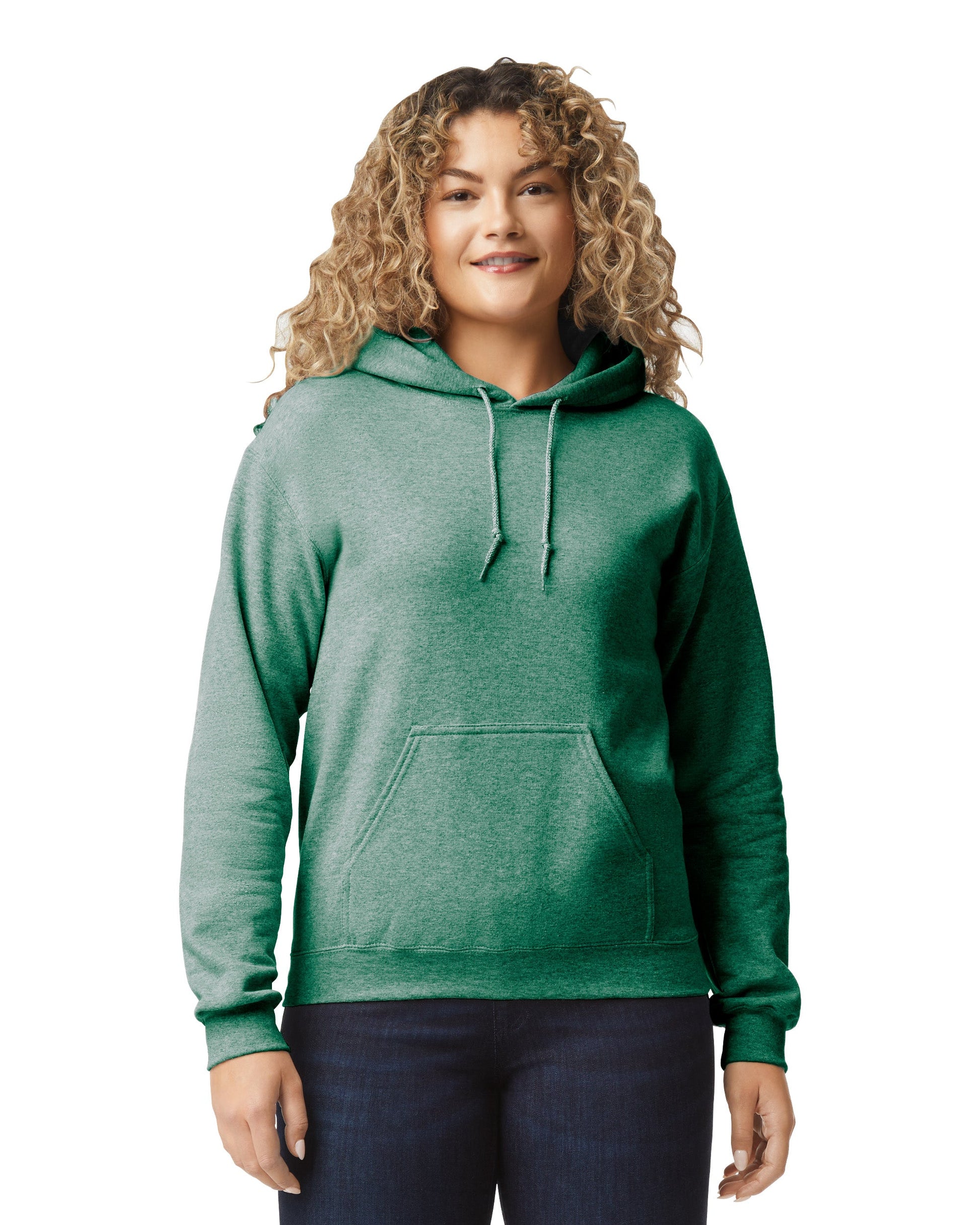 X-Large Htr Dark Green Gildan 18500 
