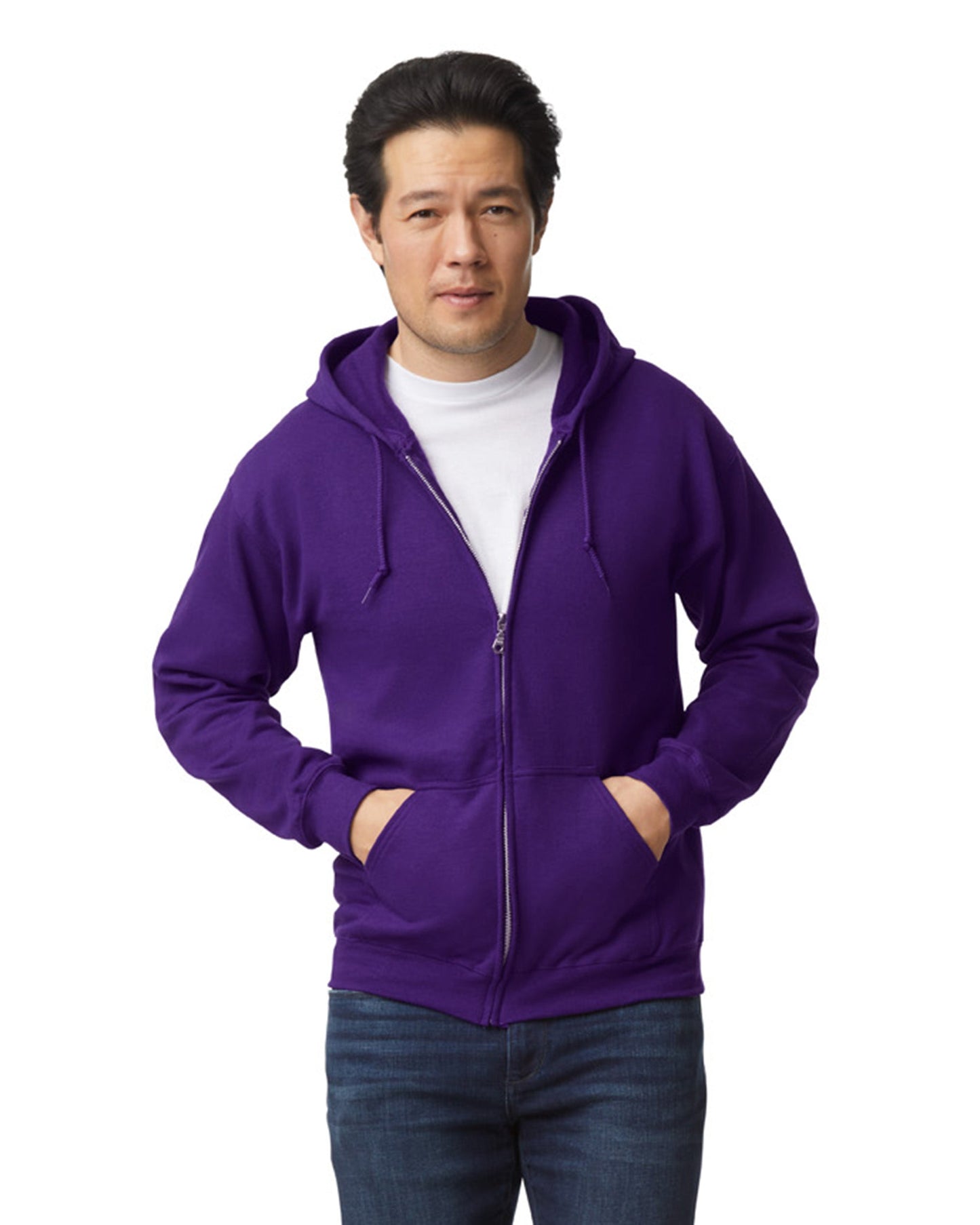 2X-Large Purple Gildan 18600 