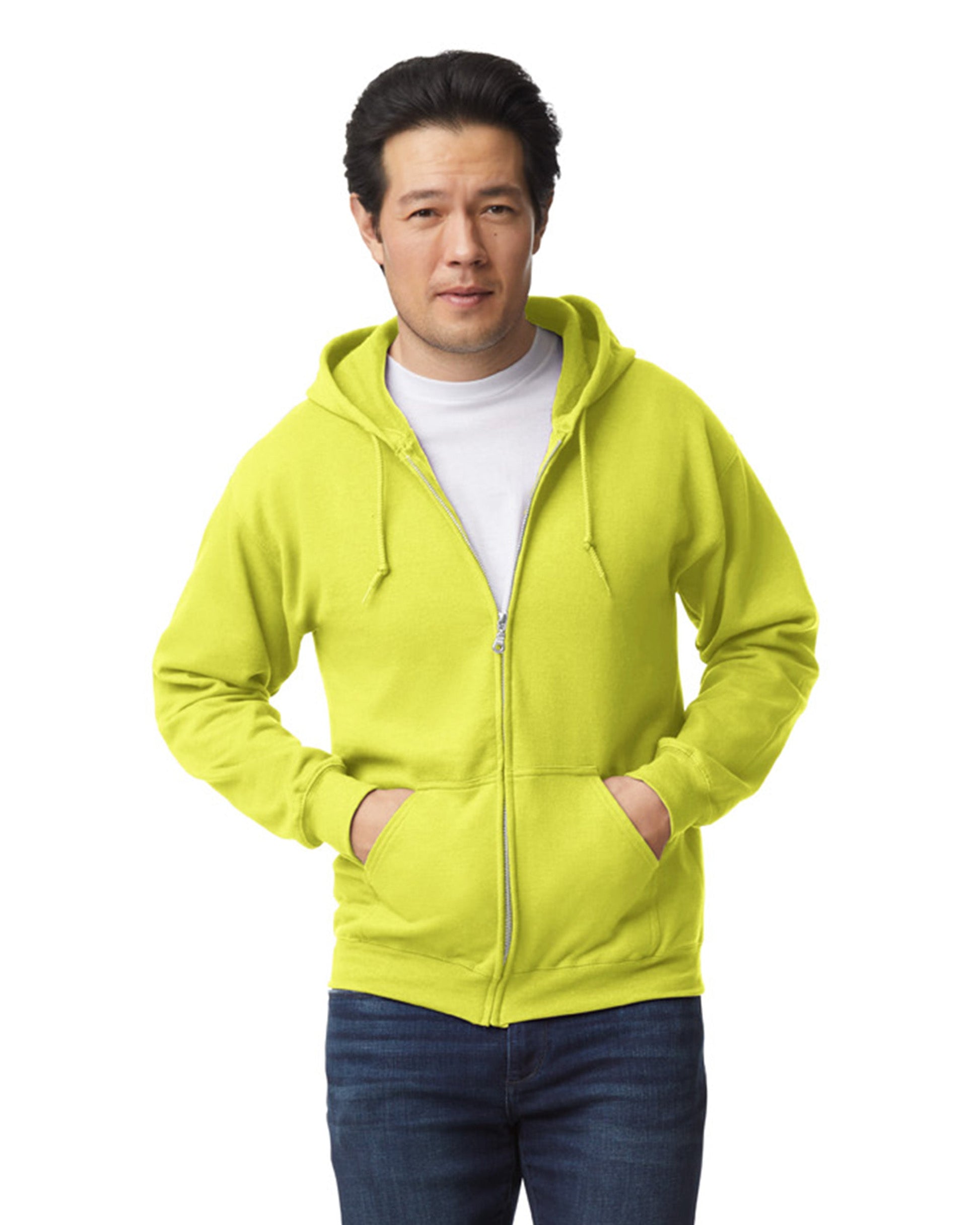 X-Large Safety Green Gildan 18600 
