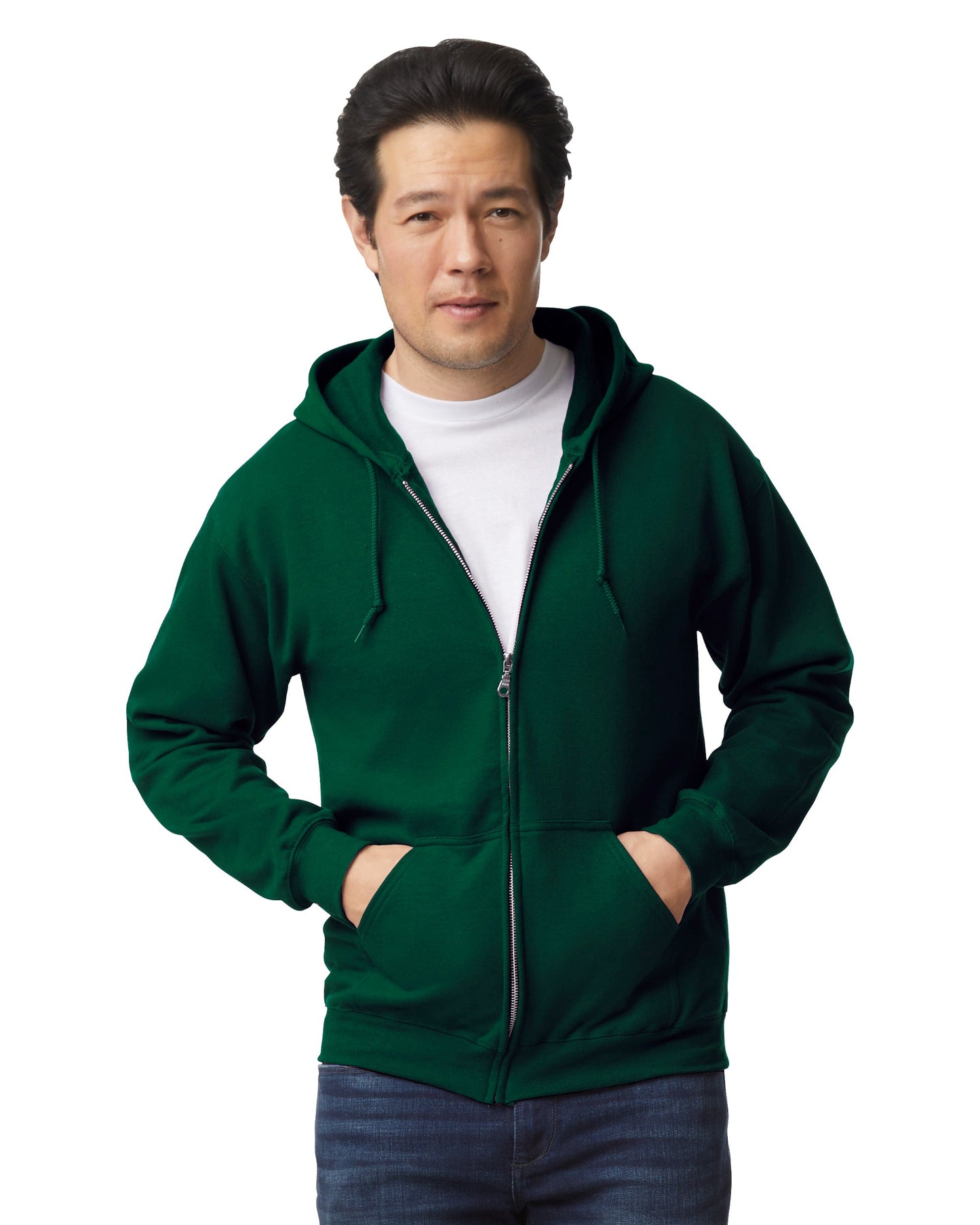 X-Large Forest Green Gildan 18600 