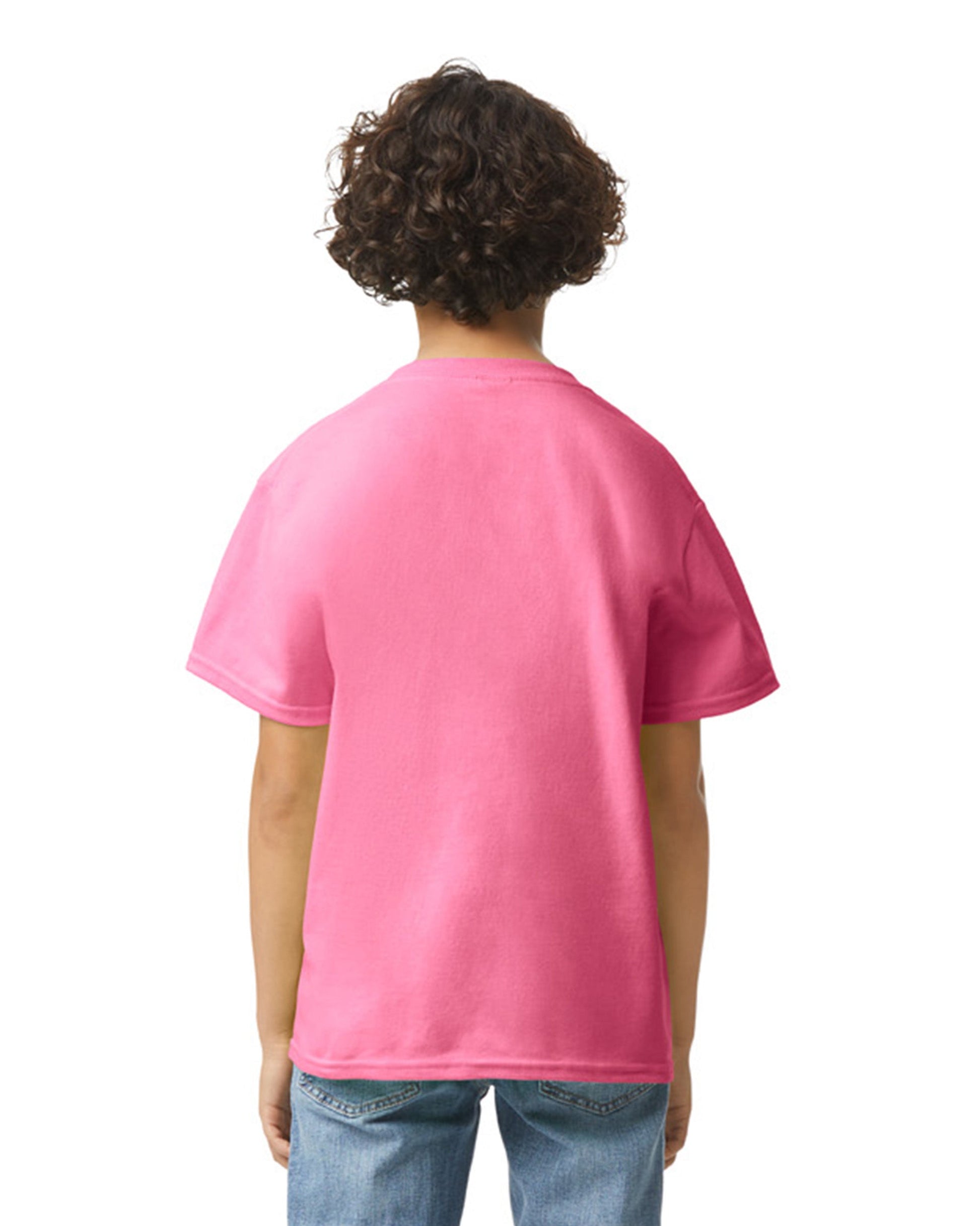 Youth X-Small Safety Pink Gildan 2000B 