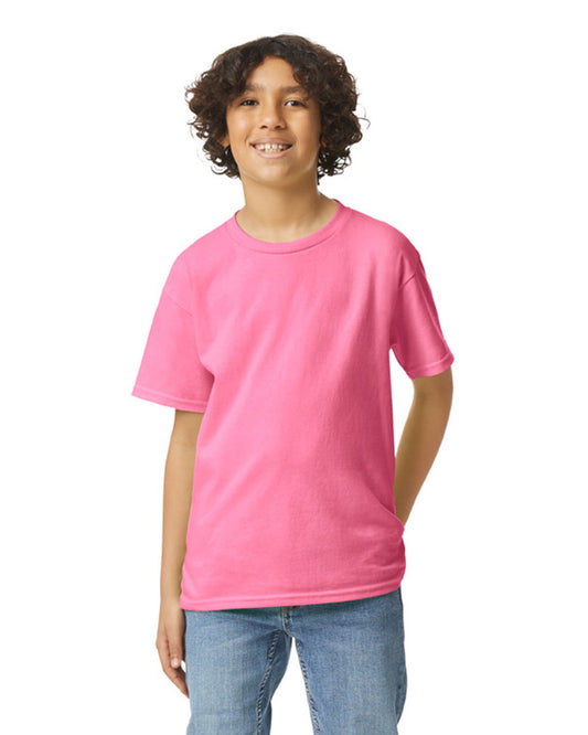 Youth X-Small Safety Pink Gildan 2000B 