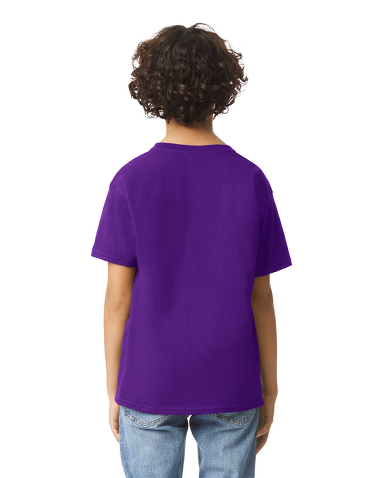 Youth Large Purple Gildan 2000B 