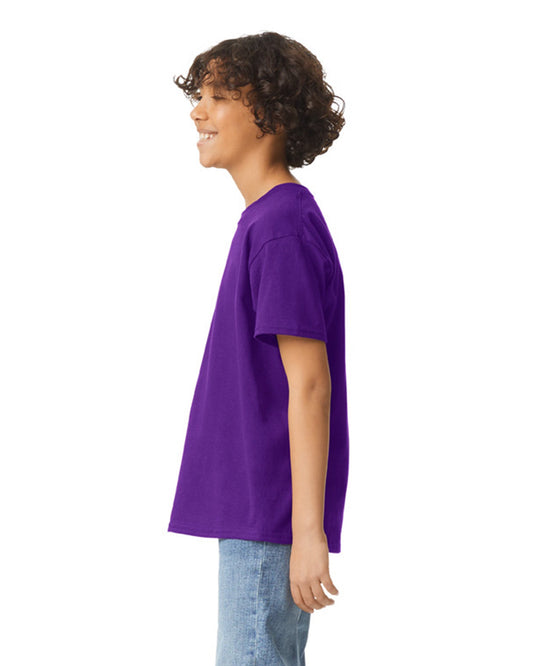Youth Large Purple Gildan 2000B 