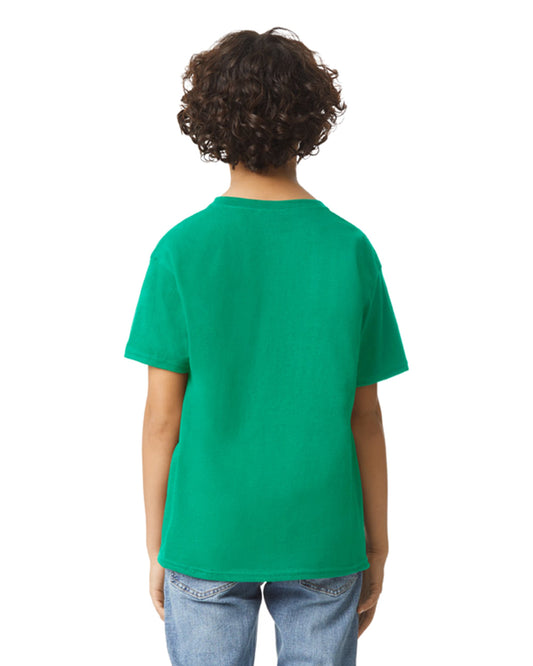 Youth Medium Kelly Green Gildan 2000B 