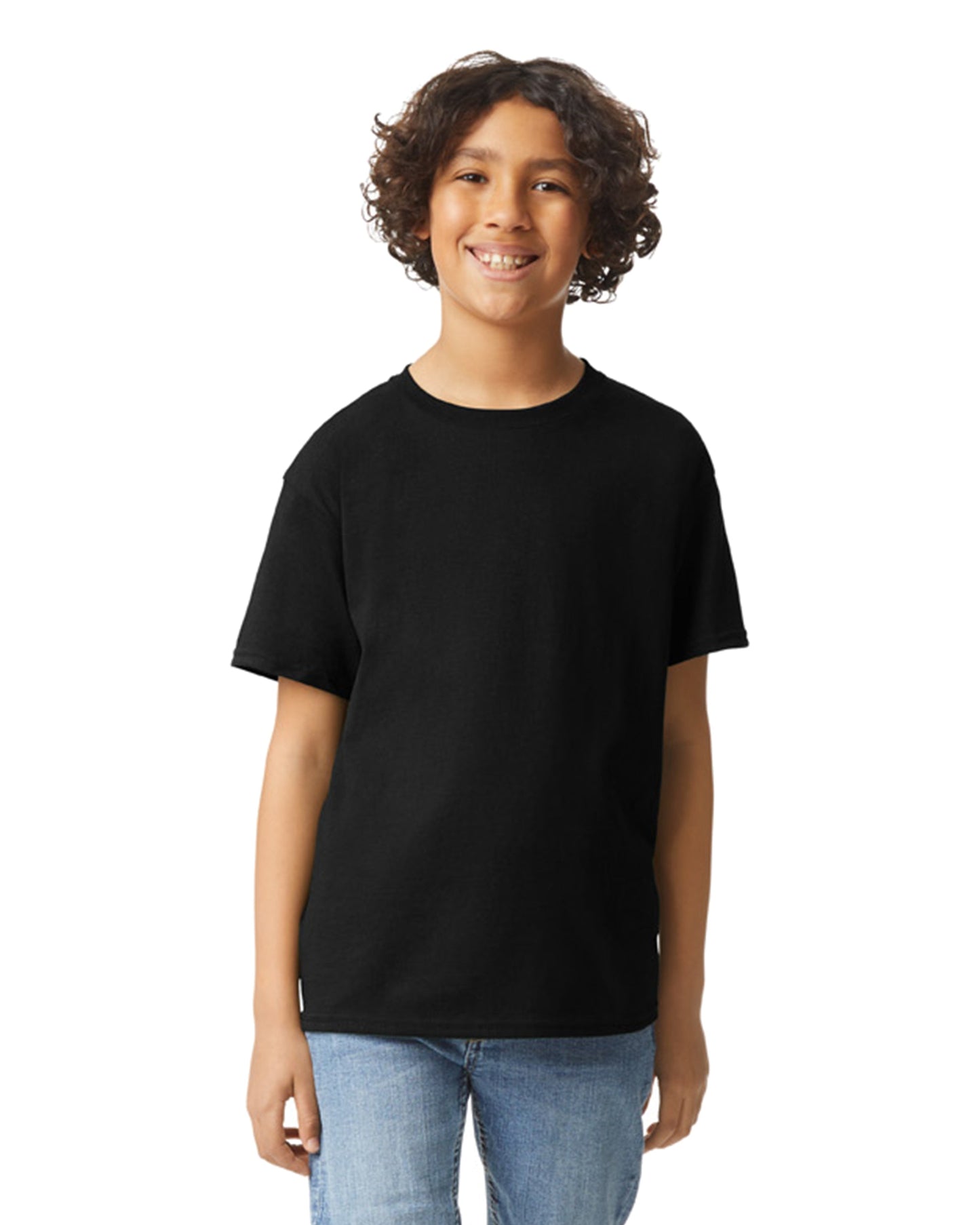 Youth Small Black Gildan 2000B 