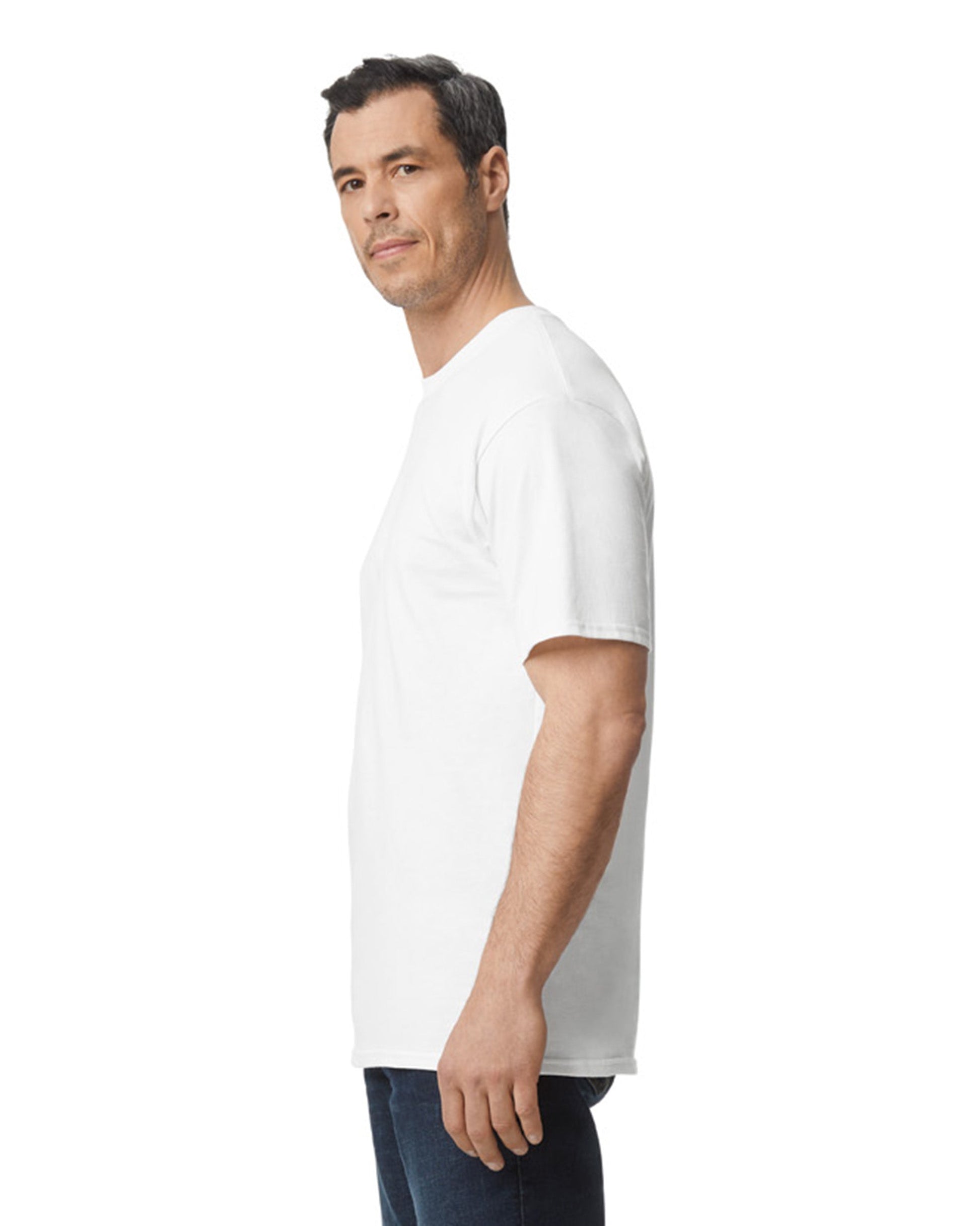 Tall Large White Gildan 2000T 