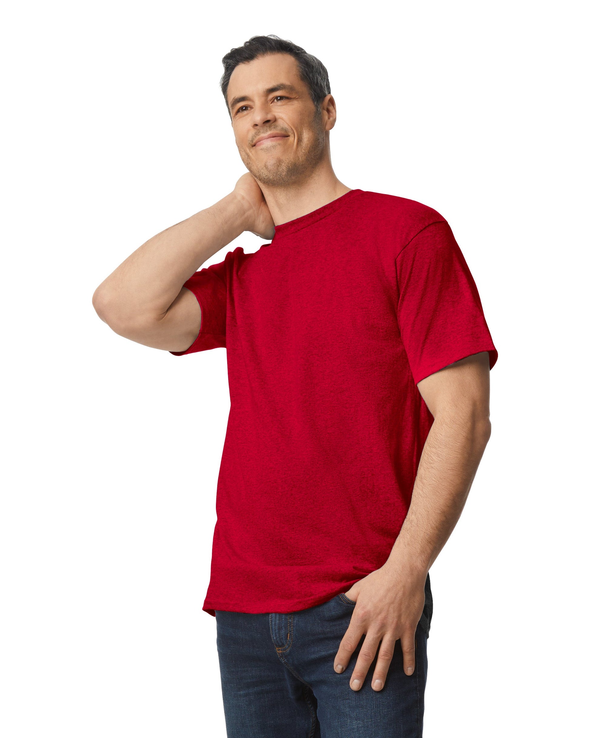 Tall Large Red Gildan 2000T 