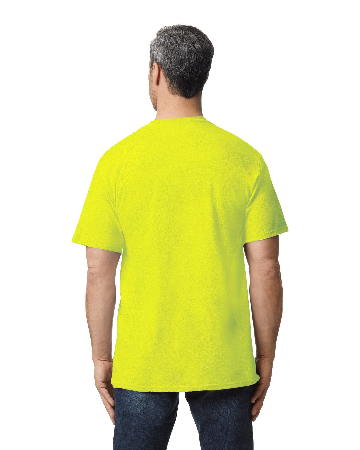 Tall XL Safety Green Gildan 2000T 