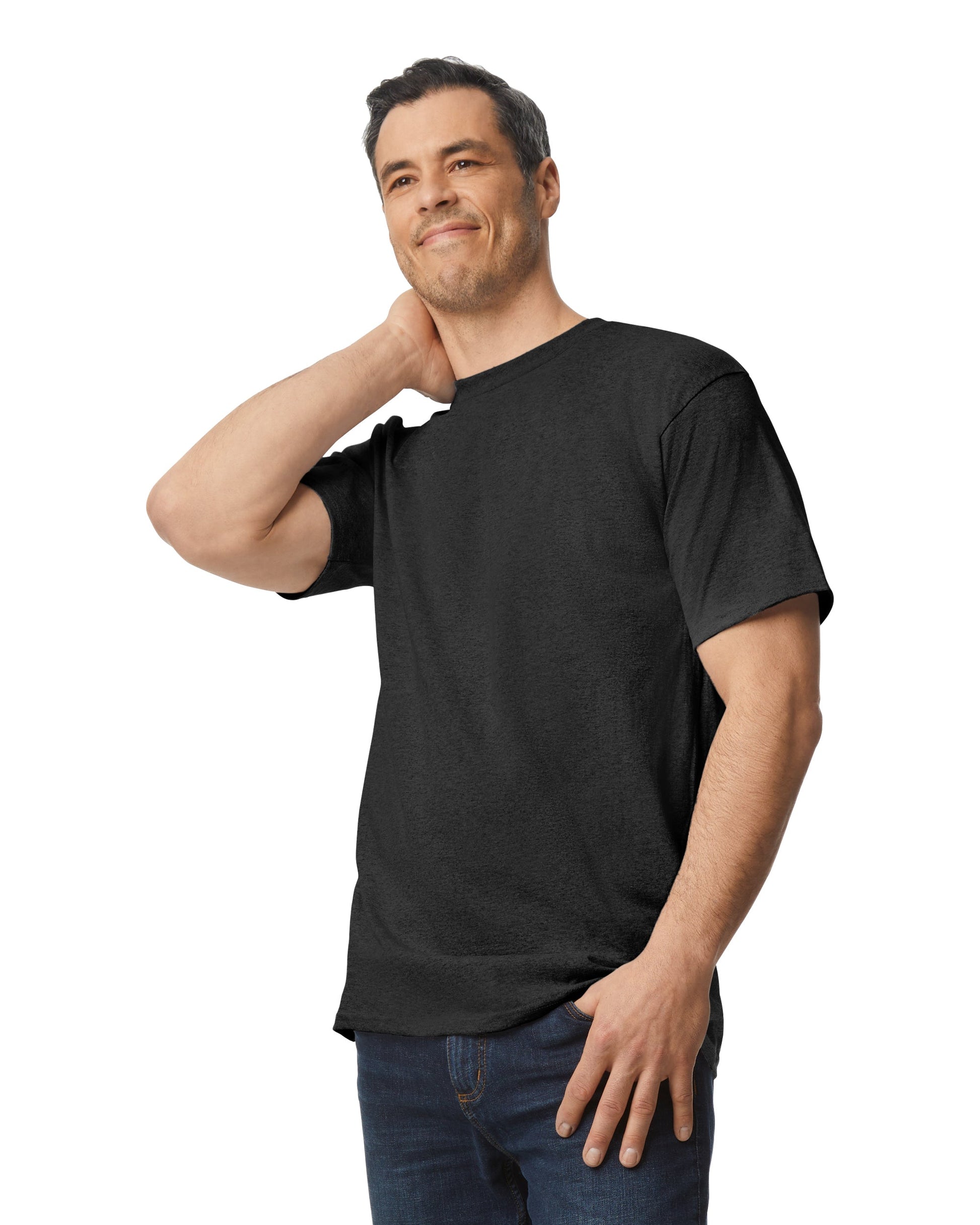 Tall 2X Black Gildan 2000T 