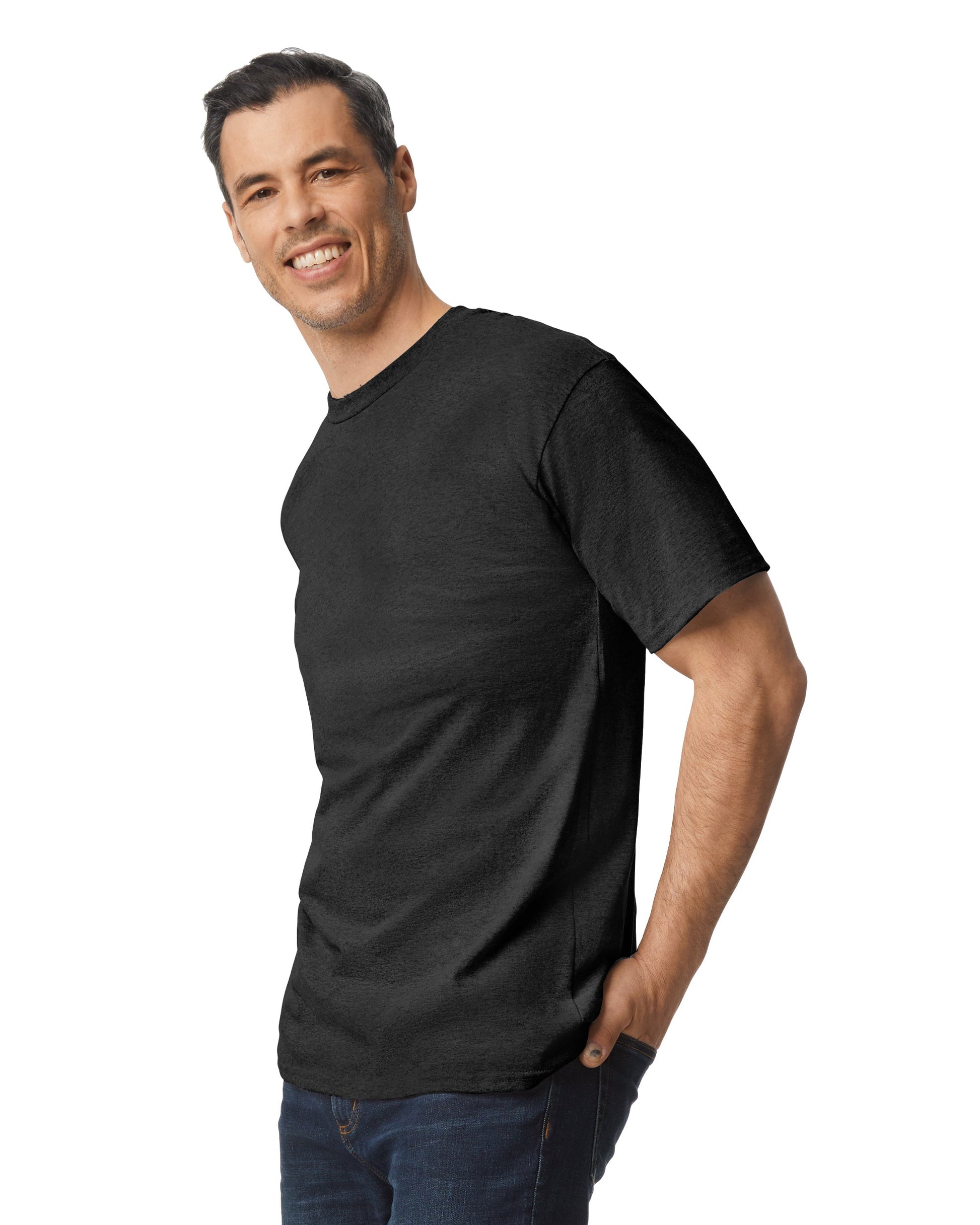 Tall 2X Black Gildan 2000T 